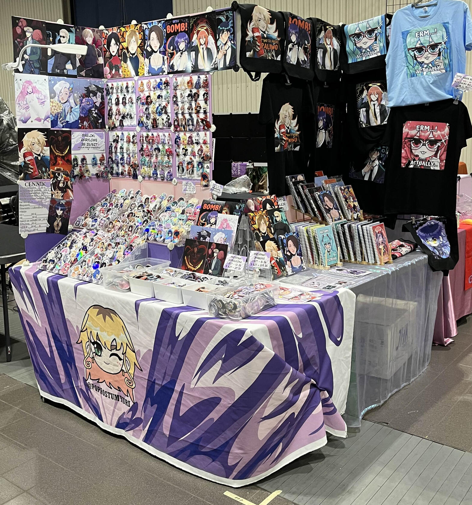 Stoisko narożne Warszawskie Targi Fantastyki Zima