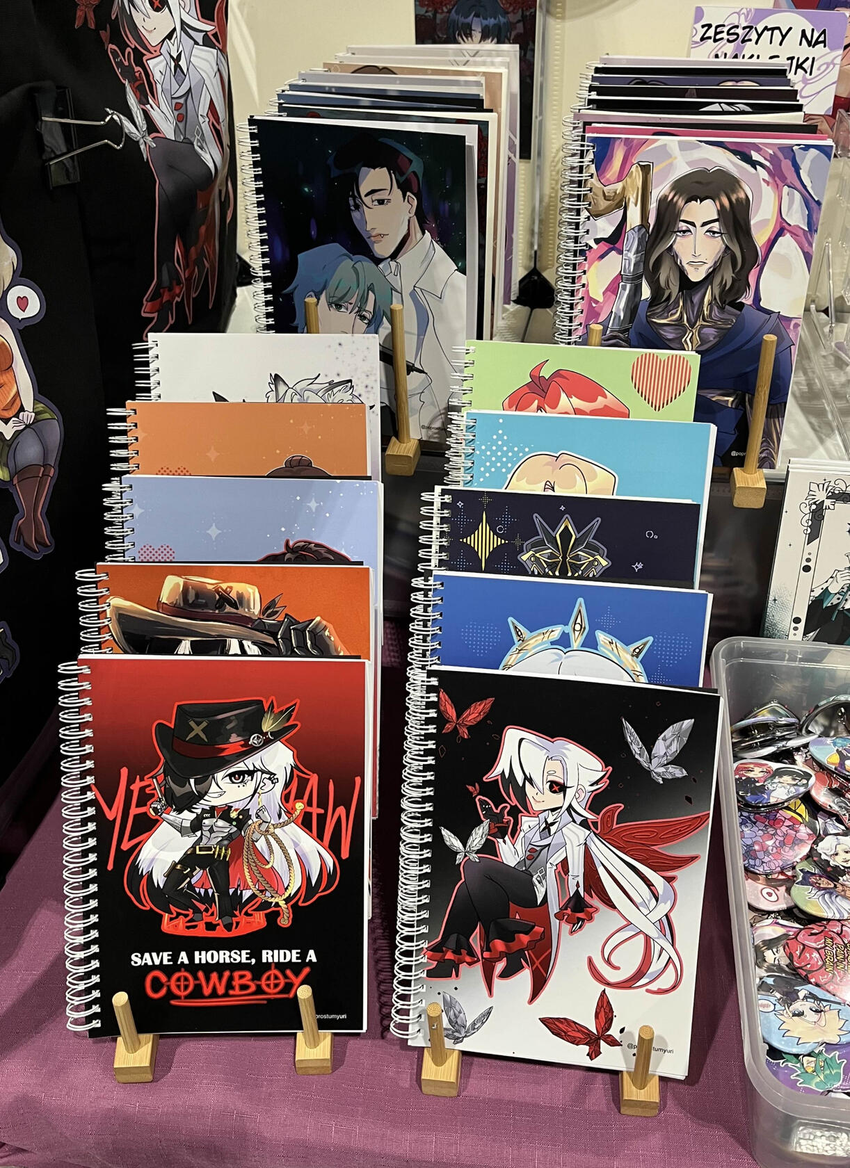 Zeszyty na naklejki ;)